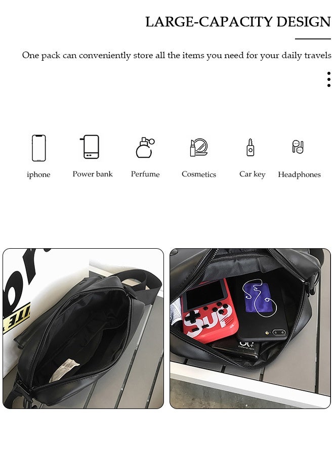 DUNISO Waterproof Sling Bag Crossbody Bag Backpack for Men Sling Backpack Hiking Daypack Multipurpose CrossBody Chest Bag - Image 4