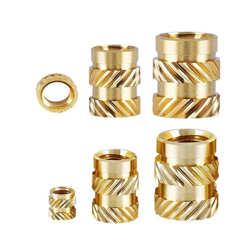 M3 Brass Heat Set Insert Nuts For 3D Printer Parts 100PCS Knurled Threaded - Image 2
