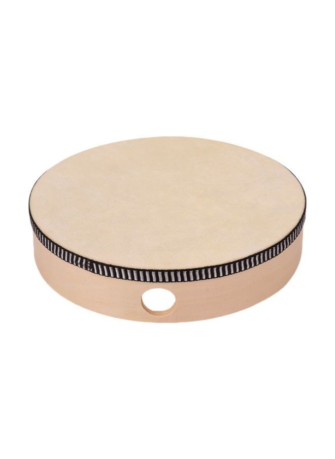 NIBEMINENT Wooden Hand Drum Percussion 8-Inch  - Image 1