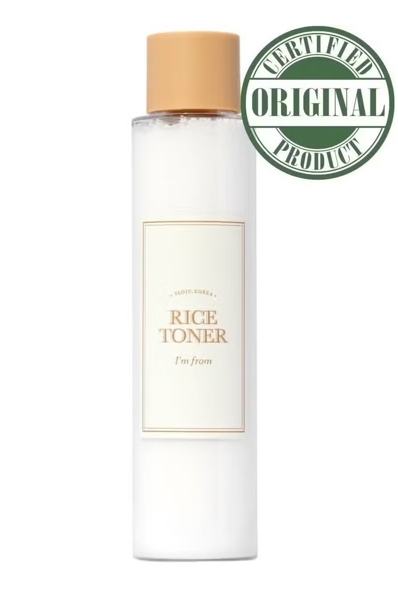 I'M FROM Rice Toner, Milky Toner for Glowing Skin, 77.78% Korean Rice, Glow Essence with Niacinamide, Hydrating for Sensitive, Dry, Dull, Combination Skin, Vegan, Fragrance Free, Glass Skin 150ml - Image 1