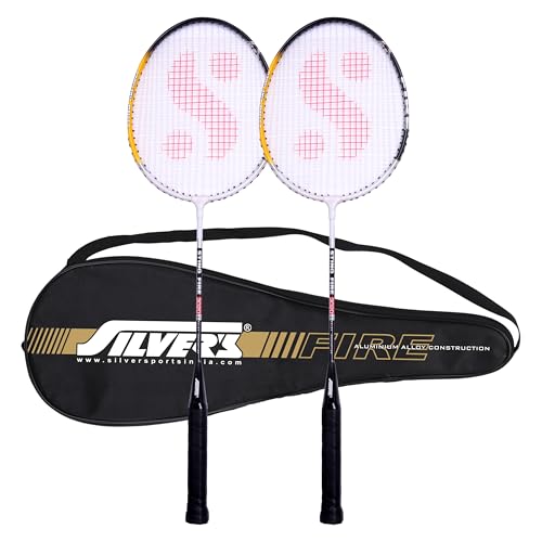 Silvers Silver's Aluminium FIRE Badminton Kit (2 Racquets with Full Cover) - Image 1