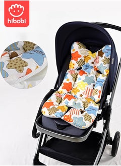 hibobi Soft and Comfortable Colored Pattern Dual Sided Stroller Seat  - Image 1