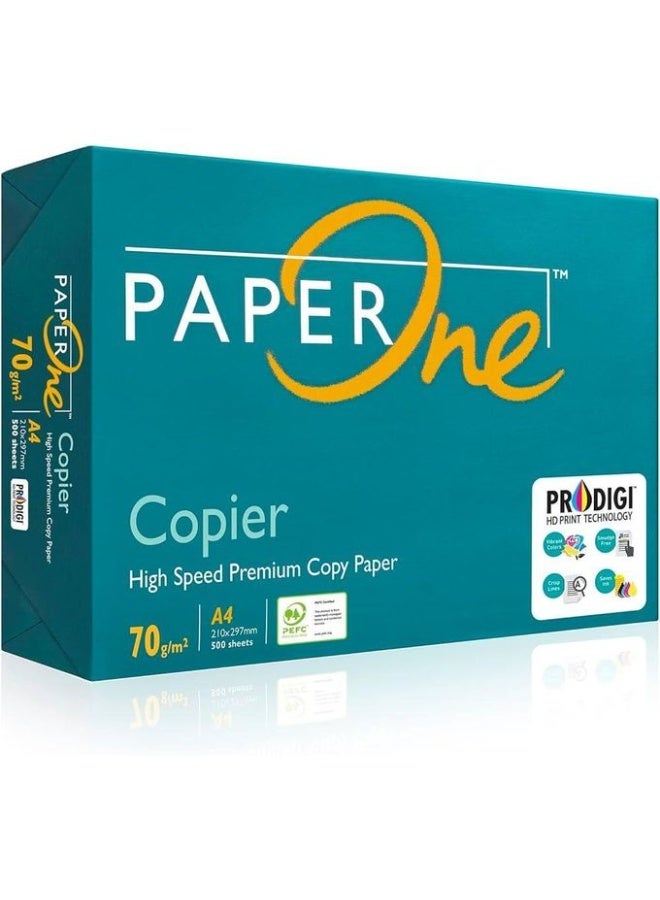 PaperOne High White Copy Paper, A4 (500 Sheets x 5 Packs), 2,500 Sheets, 70GM - Image 3