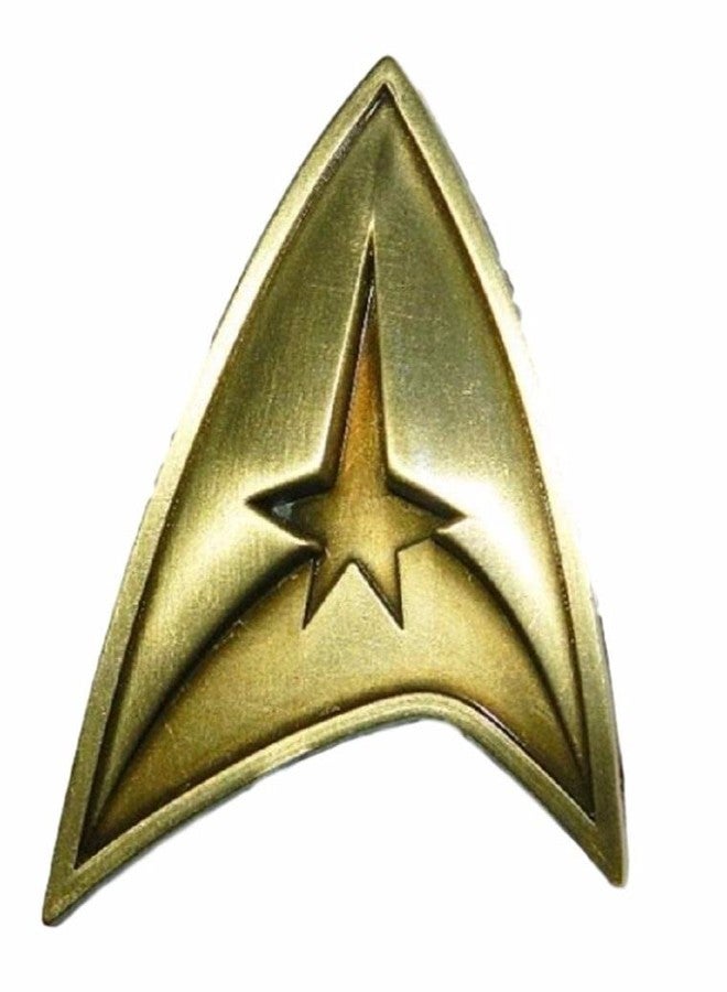 ستار تريك دبوس معدني بلون النحاس يحمل شعار قيادة مسلسل ستار تريك التلفزيوني الأصلي