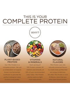 TRU Supplements TRU Plant Based Protein Powder, BCAA, EAA, 20g Vegan Protein, 100 Calories, 27 Vitamins, No Artificial Flavors 25 Servings 25 Servings (Dulce De Leche)  - Image 4