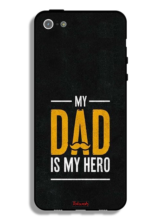 Tolwak Apple iPhone 5/5s/SE Protective Case My Dad Is My Hero - Image 2