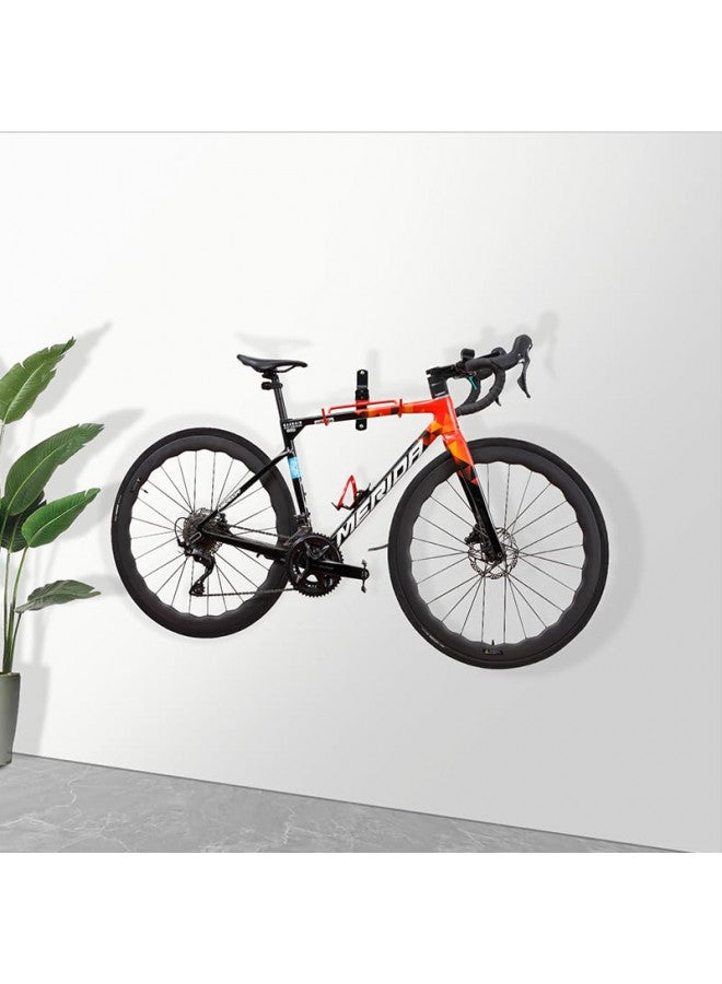 PHUNAYA PHUNAYA Wall Mount Bike Rack,Bike Hanger Horizontal,Bicycle Holder Heavy Duty,Garage Bike Storage,Garage Organization Bicycle Hook with Rubber,Foldable and Adjustable Angle(2 pack) - Image 4
