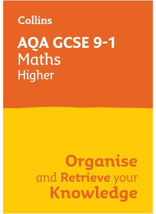 Collins AQA GCSE 9-1 Maths Higher Organise and Retrieve Your Knowledge - pzsku/Z332C0C10A09671D1DED9Z/45/1749822742/c01f6e09-a979-429c-9a0f-5b919f5b8e7a