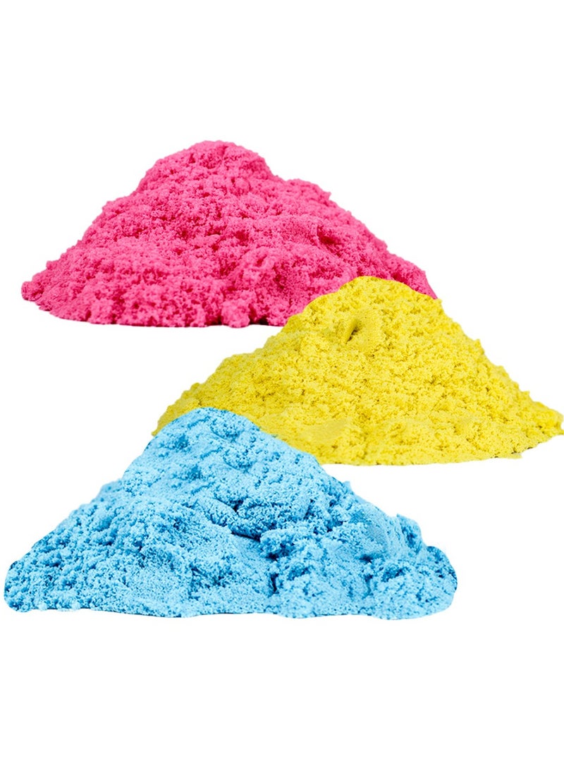 UKR UKR Moldable Sensory Play Sand Set – Sweet Treats Sand Art Kit for Kids Age 3+, Non-Toxic Molding Sand, Creative Craft Play with Molds & Tools, Safe Sensory Development Toy for Toddlers, Fun Sand Cars Activity  - Image 2