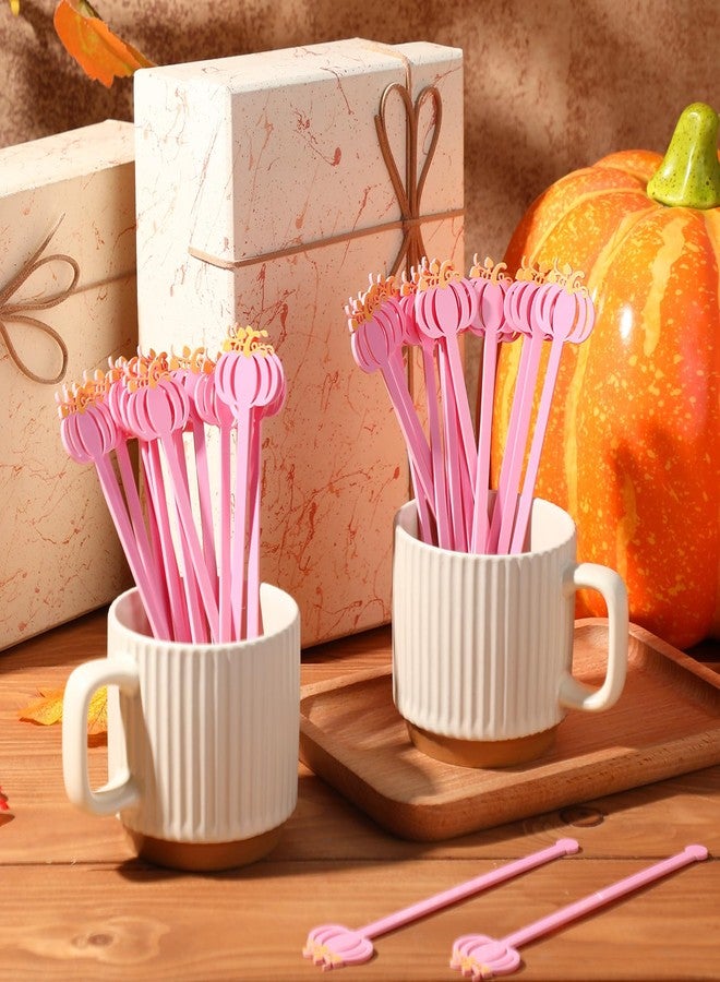 بوتشن مجموعة بوتشن من 30 قطعة من أعواد تقليب المشروبات على شكل يقطين، مصنوعة من البلاستيك، قابلة لإعادة الاستخدام، بطول 5.9 بوصة، مثالية لتحضير القهوة والكوكتيلات، وتزيين ركن الشاي والقهوة في الخريف. - Image 2