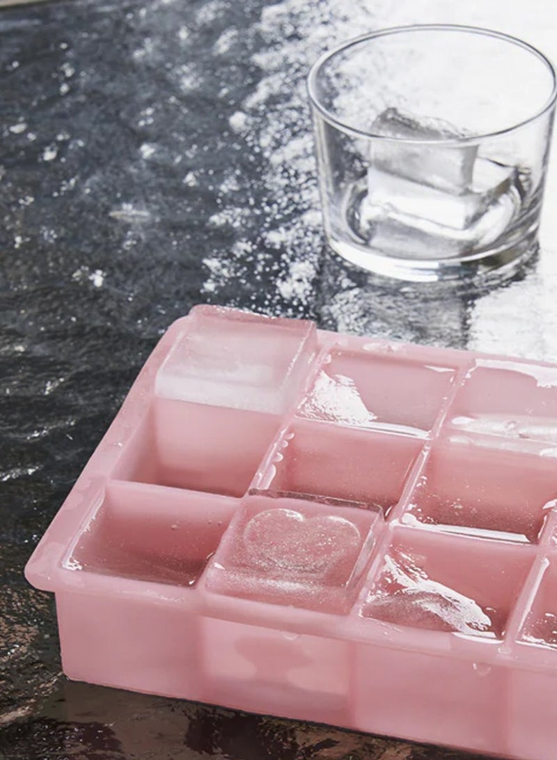 BLACKSTONE Silicone Ice Tray, 2 Piece Set, Ice Cube Mould Peach Color 4 Cubes  - Image 3