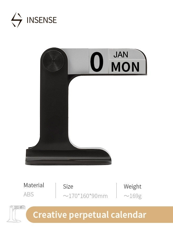 INSENSE Creative perpetual calendar, Nordic Ins design desktop calendar flip calendar creative simple modern living room decoration office stationery - Image 1