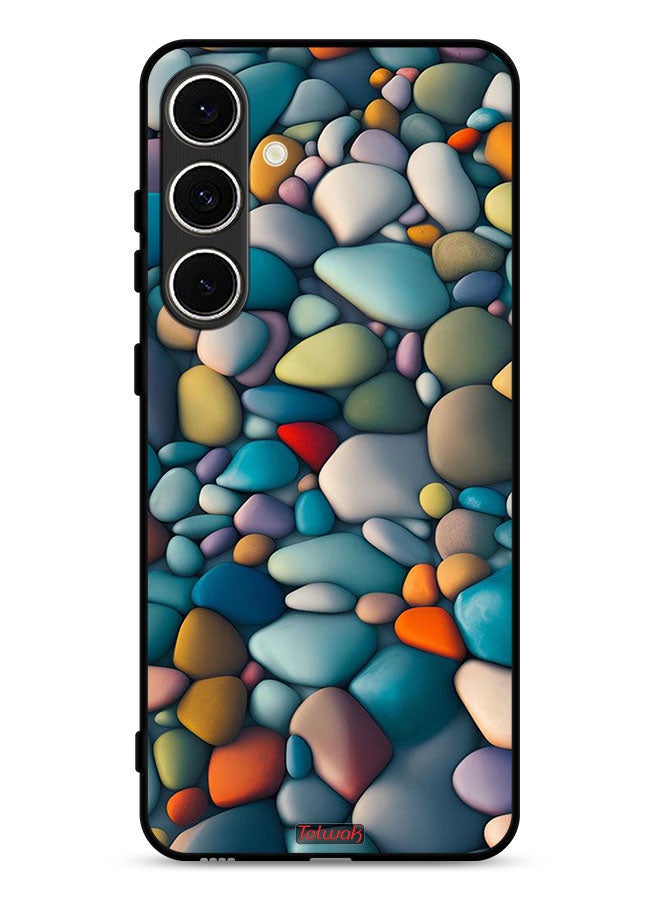 Tolwak Samsung Galaxy S24 FE 5G Protective Case Cover Stones Abstract Pattern - Image 1