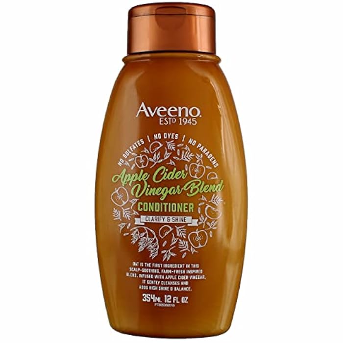 Aveeno Conditioner Apple Cider Vinegar 12 Ounce (354ml) (3 Pack) - Image 1
