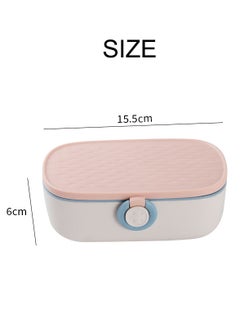 KASTWAVE Sewing Kit, Advanced Home Sewing Supplies Complete Kit, DIY Portable Multifunctional Double Layer Needle and Thread Storage Box Pink  - Image 5