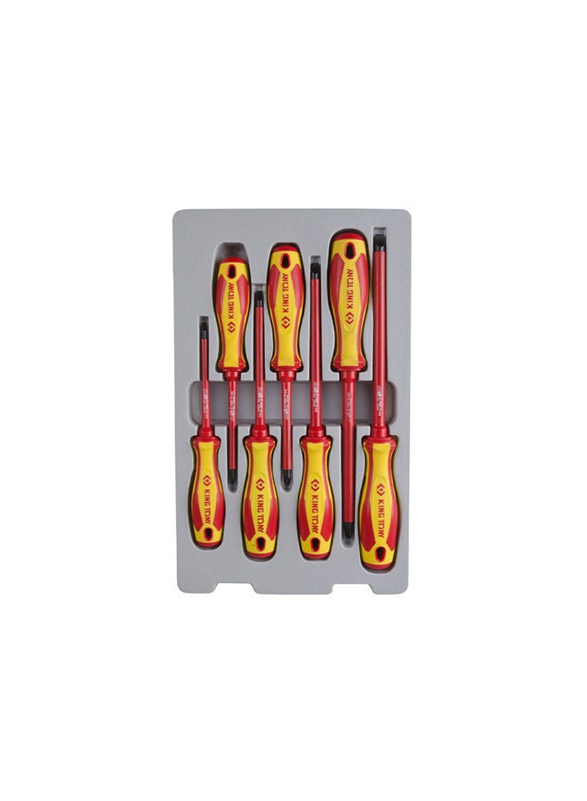 نيبمينينت طقم مفكات براغي بعوازل مكون من 7 قطع متعدد الألوان