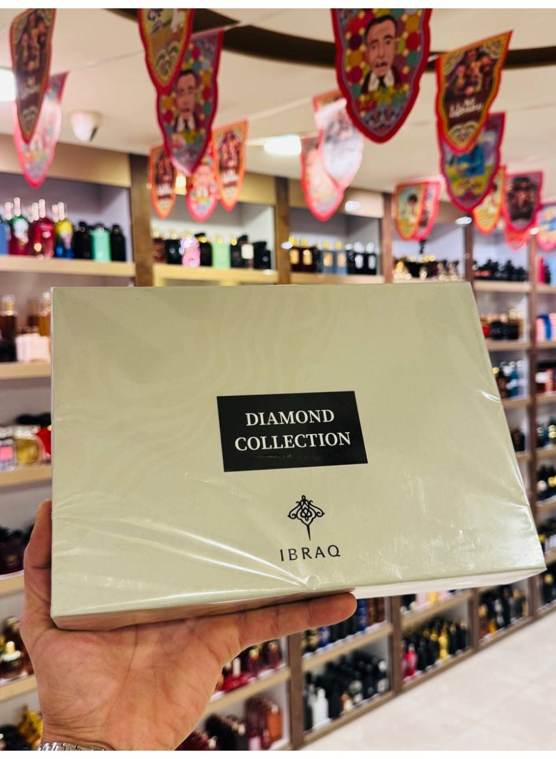 ابراق مجموعة عطور دايموند كوليكشن - مجموعة هدايا من بلاك دايموند كاربون، وغراي بيرل دايموند، وبيربل هارت دايموند، ووايت ريجنت دايموند (4 × 30 مل) - Image 3