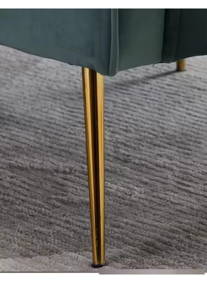 Modern Velvet Accent Chair - Image 3