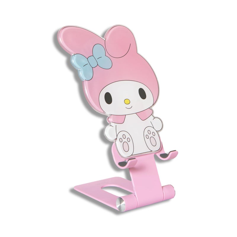 سونيكس x Sanrio Character Phone Stand | Adjustable Cell Phone Holder, Desk Stand, Dock | My Melody - Image 1