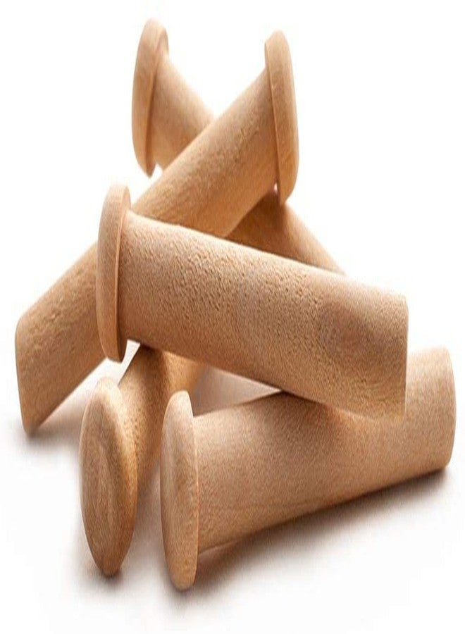 Pinehurst Crafts Wooden Axle Pegs for 3/8 Inch Hole Toy Wheels, 2-9/16" Long, Pack of 24 - Image 2