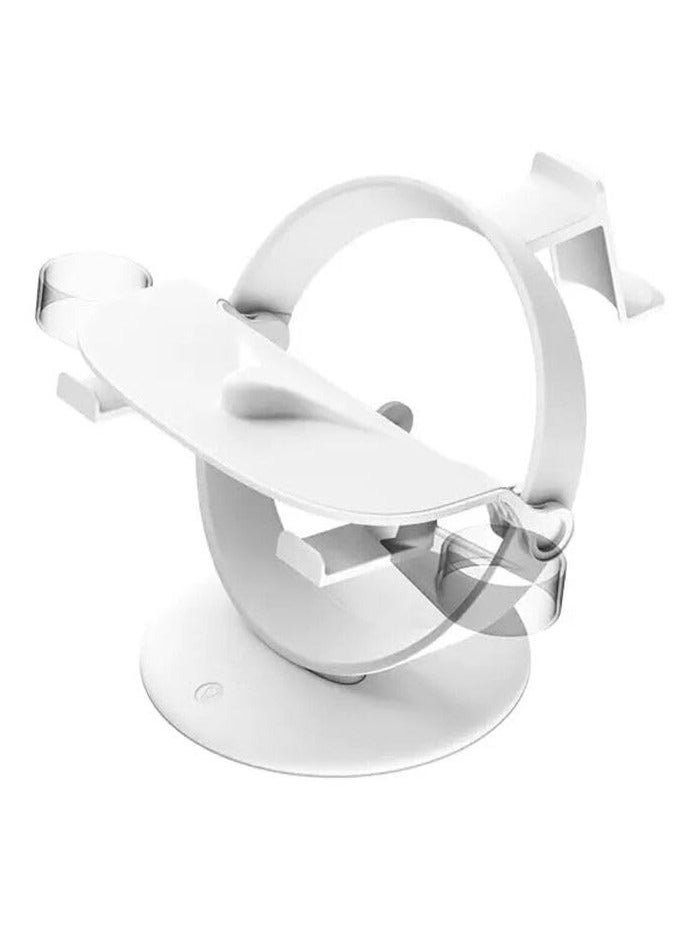 Generic - VR Headset Display Stand for Apple Vision Pro Stand Holder Compatible with Quest 3 2 Pico 3 Universal VR Headset Display Dock Stable Bracket Storage Round Base Durable Seamless - Image 1