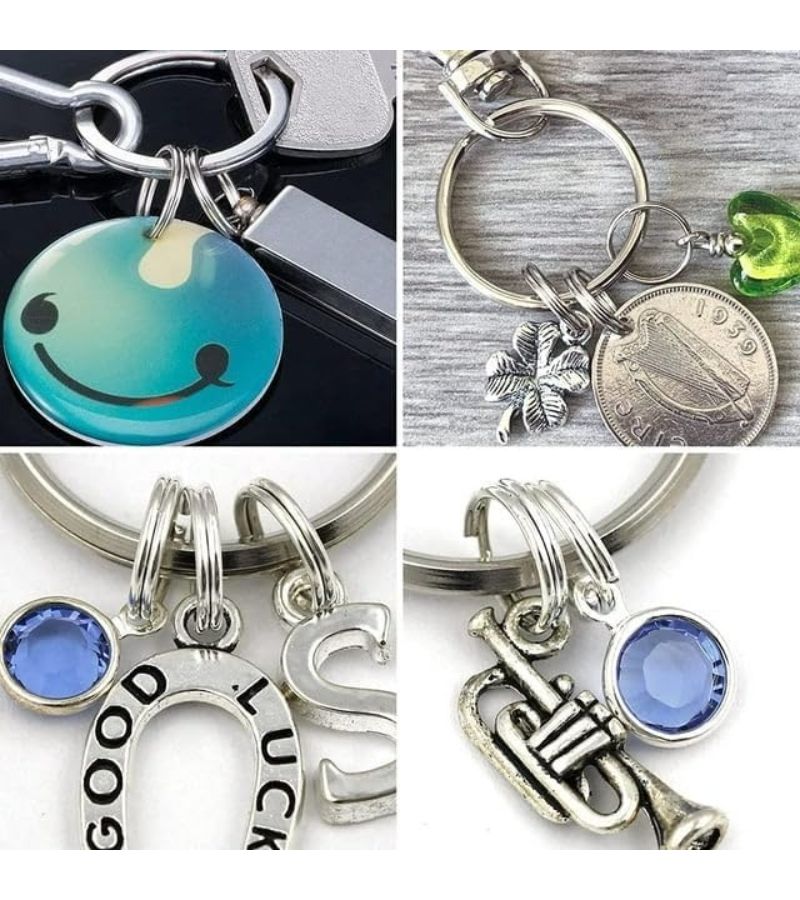 100 Pcs Mini Split Jump Ring With Double Loops Silvery Small Metal Ring Connector For Making - Image 4