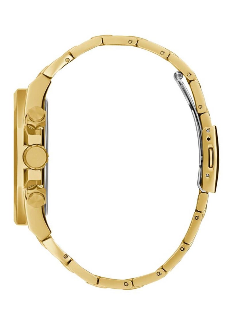 GUESS Men’s Empire Chronograph Gold Stainless Steel Watch GW0489G2 - 46mm - Image 2