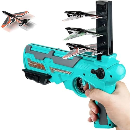 Niku Air Gun Toy with 4 Glider Aircraft Foam Bullets, Gun Toy Pistol for Boys Kids for Shooting | Best Gift for Boys Kids Children for Indoor & Outdoor Sports - Image 1