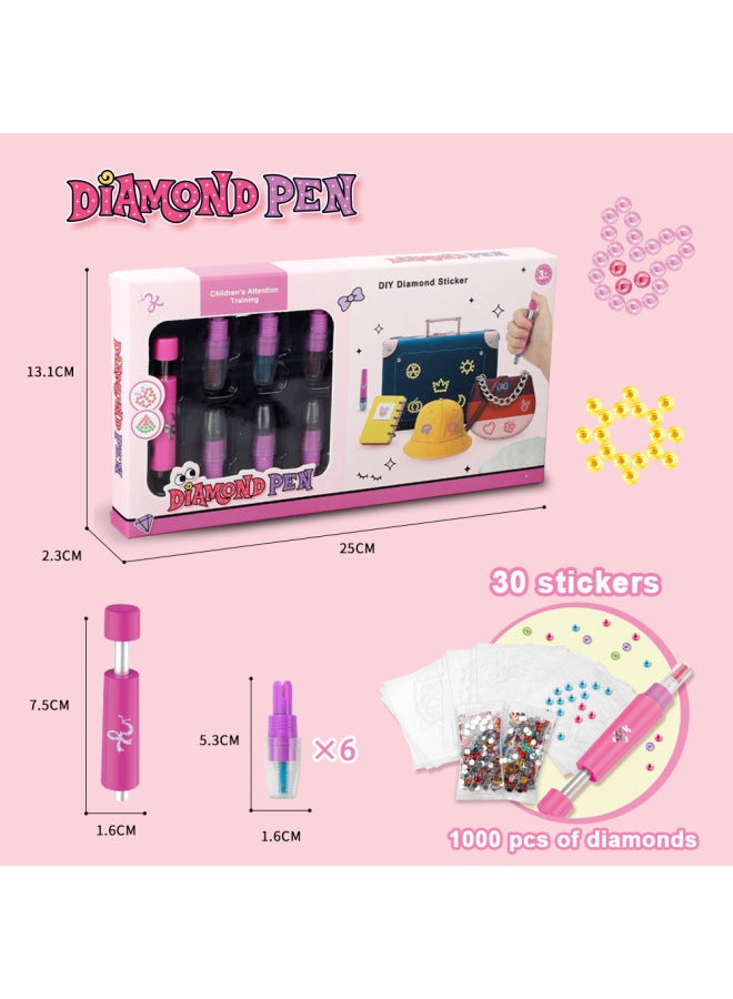 لعبة مثقاب الشعر السحري للفتيات، أداة حفر لصق الشعر يدويًا، لعبة مكياج تجميل، أداة تصفيف الشعر، اللون: 2022-12 مجموعة مثقاب نقطة - Image 1