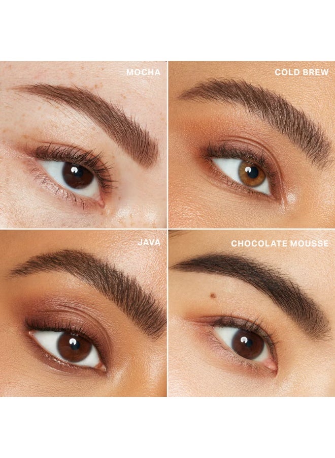 Morphe Brow Tease Fiber-Infused Volumising Mousse - Chocolate Mousse - Image 4