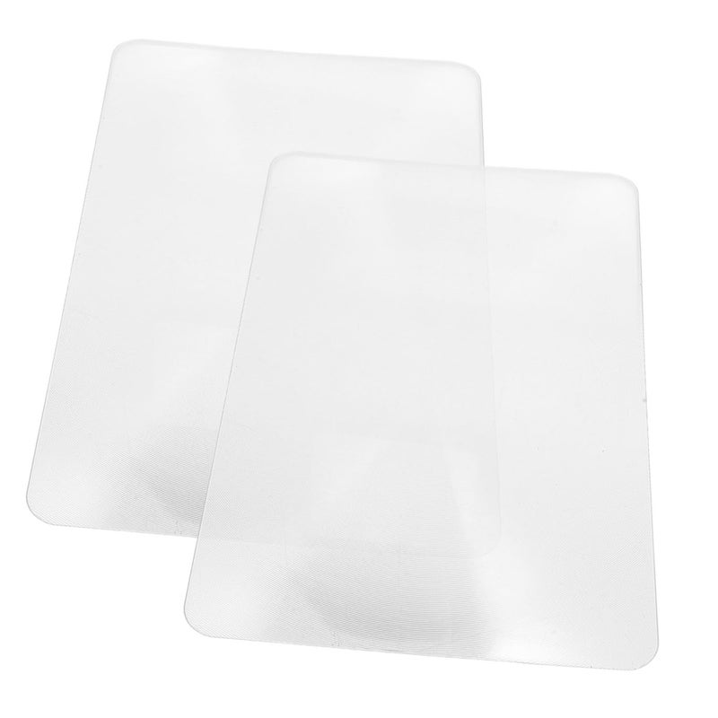 Folding Pocket Magnifier With Ruler Credit Card Size For Reading Travel Seniors 1 Piece - Image 2