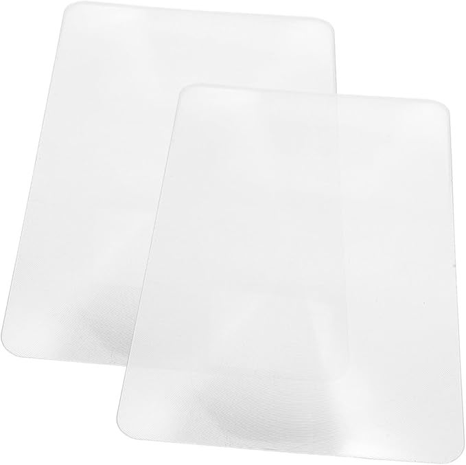 Folding Pocket Magnifier With Ruler Credit Card Size For Reading Travel Seniors 1 Piece - Image 1