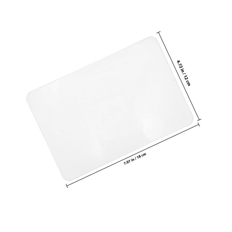 Folding Pocket Magnifier With Ruler Credit Card Size For Reading Travel Seniors 1 Piece - Image 3