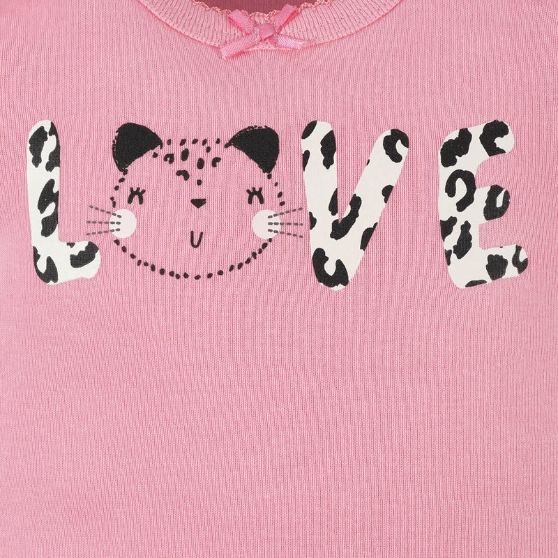 Gerber Baby Girls 8-pack Short Sleeve Onesies Bodysuits Shirt, Leopard Pink, 3-6 Months US - Image 4