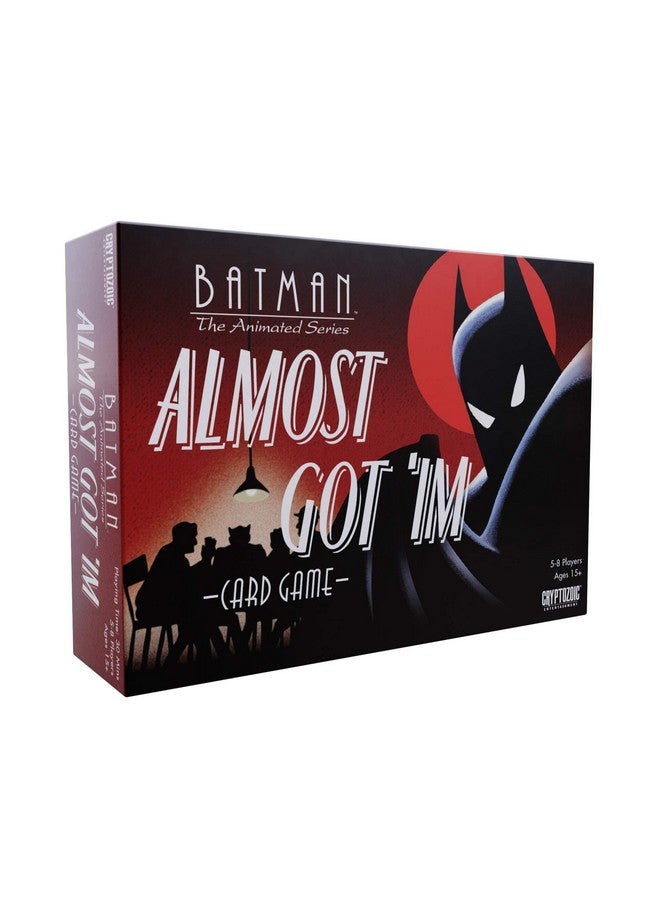 CRYPTOZOIC ENTERTAINMENT Cryptozoic Entertainment Batman Almost Got Im Card Game- DC Universe Social Deduction Board Game- For 5 to 8 Players - Ages 15+ - Image 1