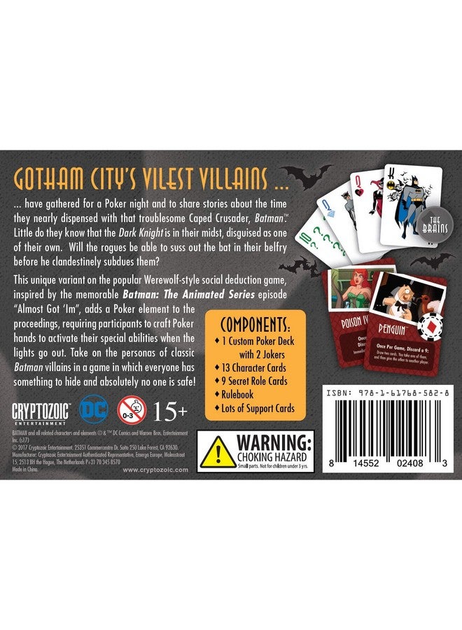 CRYPTOZOIC ENTERTAINMENT Cryptozoic Entertainment Batman Almost Got Im Card Game- DC Universe Social Deduction Board Game- For 5 to 8 Players - Ages 15+ - Image 4