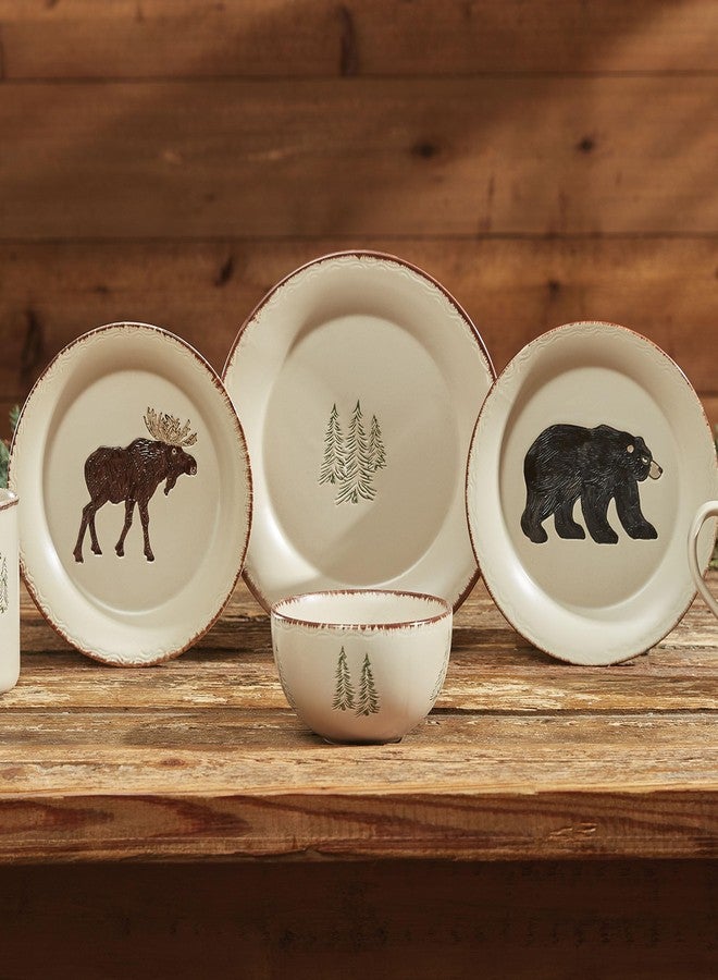 Park Designs Rustic Retreat Bear Salad Plates Set of 4 - Image 2