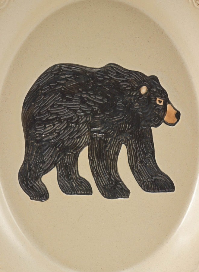 Park Designs Rustic Retreat Bear Salad Plates Set of 4 - Image 3