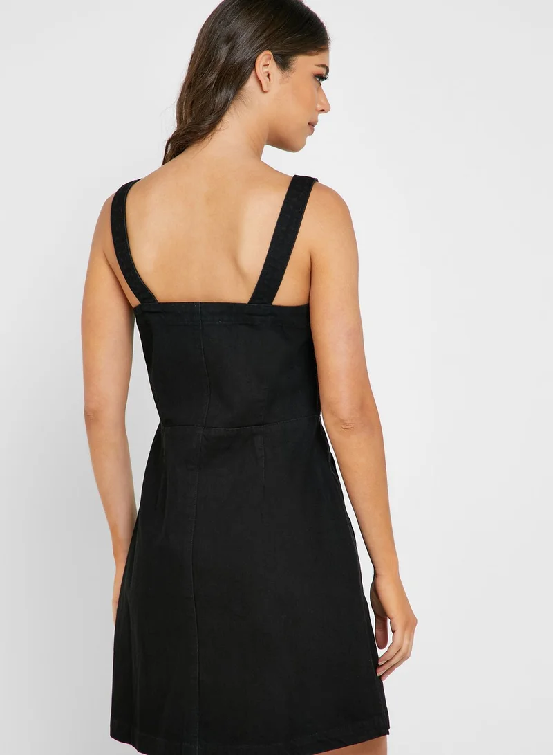 DOROTHY PERKINS Button Down Denim Dress
