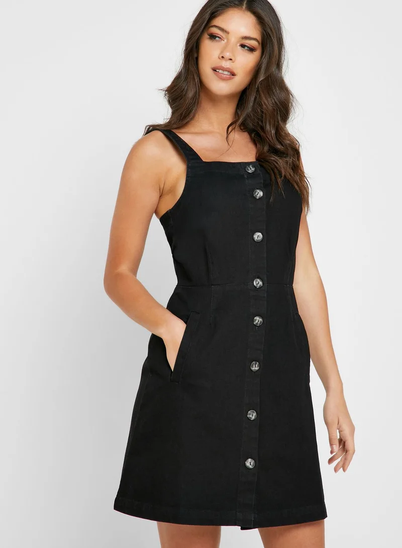 DOROTHY PERKINS Button Down Denim Dress