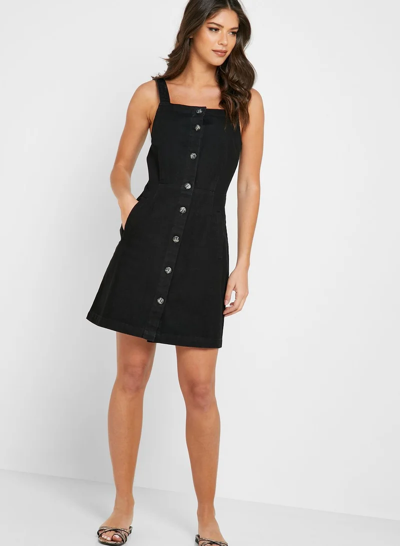 DOROTHY PERKINS Button Down Denim Dress