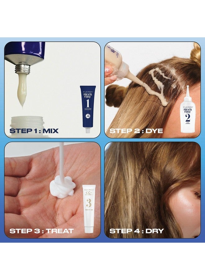 CLAIROL صبغة شعر دائمة من Nice'N Easy، لون بني موكا فاتح، 6 وات، عبوة من قطعة واحدة - Image 4