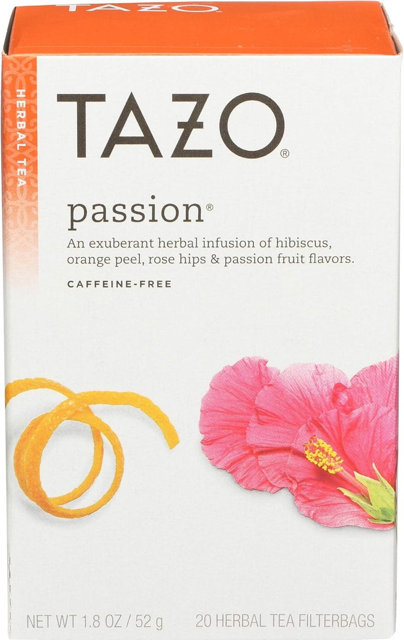 Tazo Passion Herbal Tea - 20 Bags - Image 1