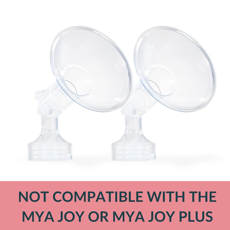 Ameda MYA Breast Pump Flanges, for The Ameda MYA Breast Pump, 28mm, 2 Flanges, Replaceable Breast Pump Accessories - Image 2