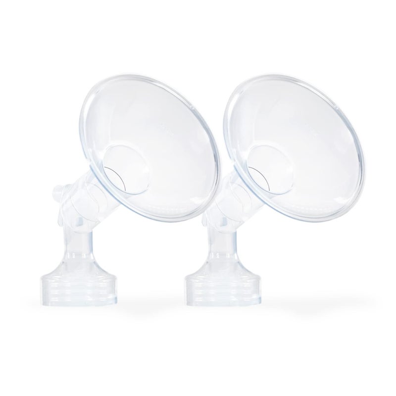 Ameda MYA Breast Pump Flanges, for The Ameda MYA Breast Pump, 28mm, 2 Flanges, Replaceable Breast Pump Accessories - Image 1