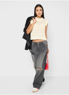 Ginger Knitted Crochet Vest  - Image 4