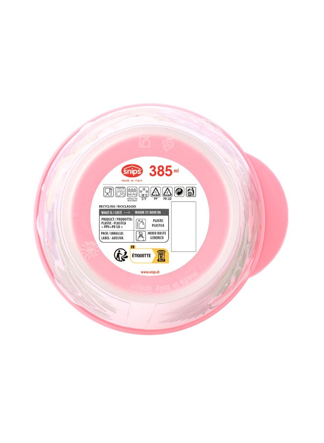 Snips Unicorn Tumbler with Straw and Lid Pink and Clear 385ml 000853 - Image 4