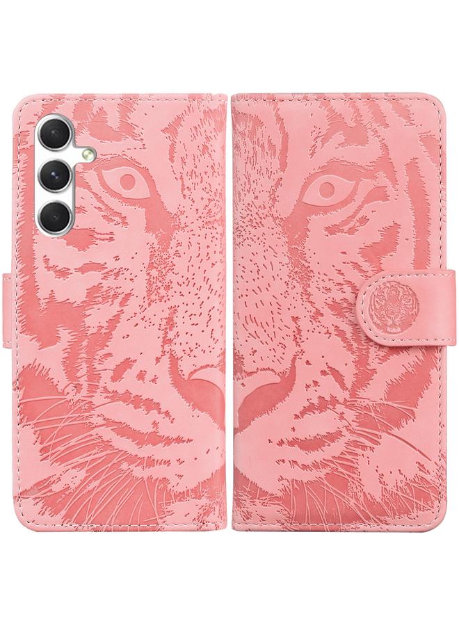 S-TOP Case For Samsung Galaxy S25+ 5G Tiger Embossing Pattern Flip Leather Phone Case - Image 1