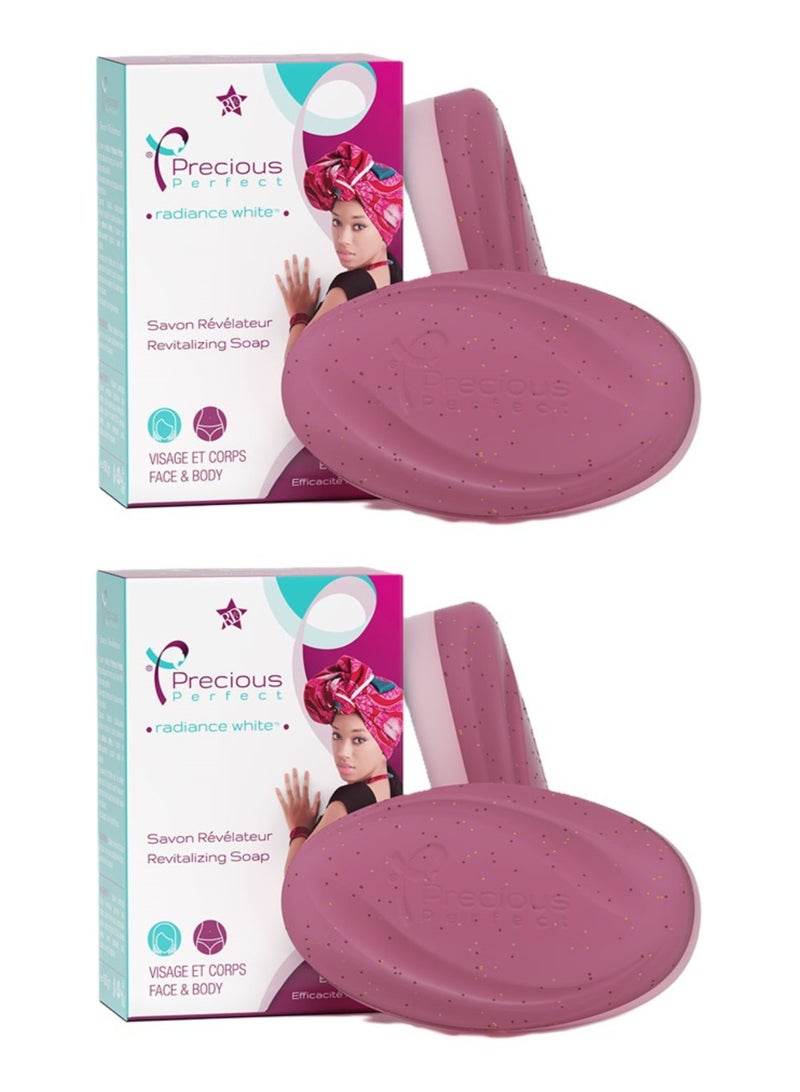 Precious Perfect Radiance White Revitalizing Soap 150g - Pack of 2 - Image 1