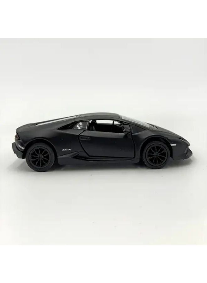 Black Lamborghini Pull Back Alloy Sports Car Model Toy Collection Gift - Image 4